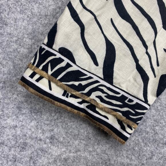 Chico’s jacket women’s L cardigan open Lagenlook geometric zebra boho‎ bold - Picture 7 of 11